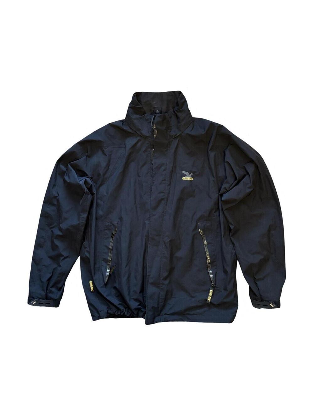 Salewa Gore-Tex Alpine Experience Full Zip Wind Black Jacket Men's Size 52 XL